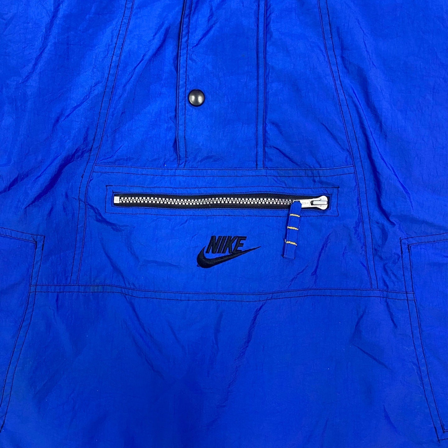 Vintage Nike Puffer Winter Jacket with Colourblocking and Zipper Frontal Pocket | Vintage Jacket | Nike Jacket | Size M | SKU-2049 |
