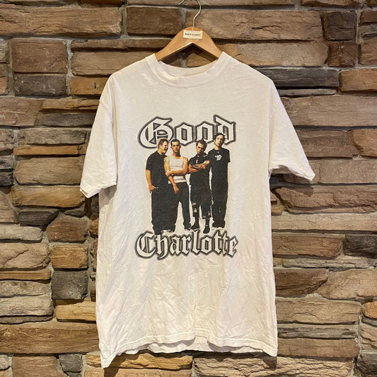 2002 Vintage Good Charlotte Band T-shirt | Vintage Graphic T-shirt |  The Young and the Hopeless | Men's Size L | SKU: STQ-3325